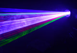Ibiza laserlys med DMX og ILDA (RGB, 1100MW)