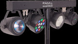 Ibiza LED-belyst måneblomst, laser og strobe