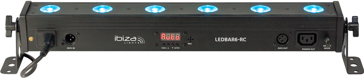 Ibiza LED Bar X6-RGBW