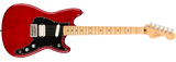 Fender Player Duo-Sonic elektrisk gitar (Crimson Red Transparent )