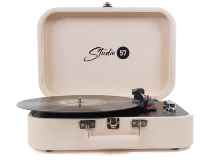 Studio 57 Mellow platespiller (hvit)