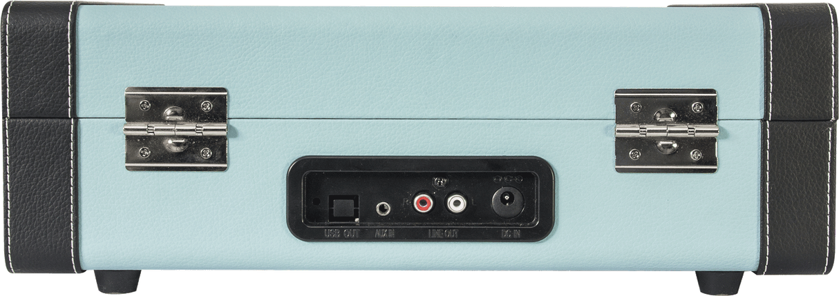 Madison Vintage platespiller med Bluetooth (lyseblå)