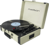 Madison Vintage platespiller med Bluetooth (Cream)