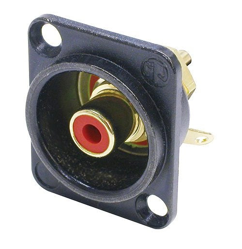 Neutrik NF2D-2 Phono D-type chassisplugg
