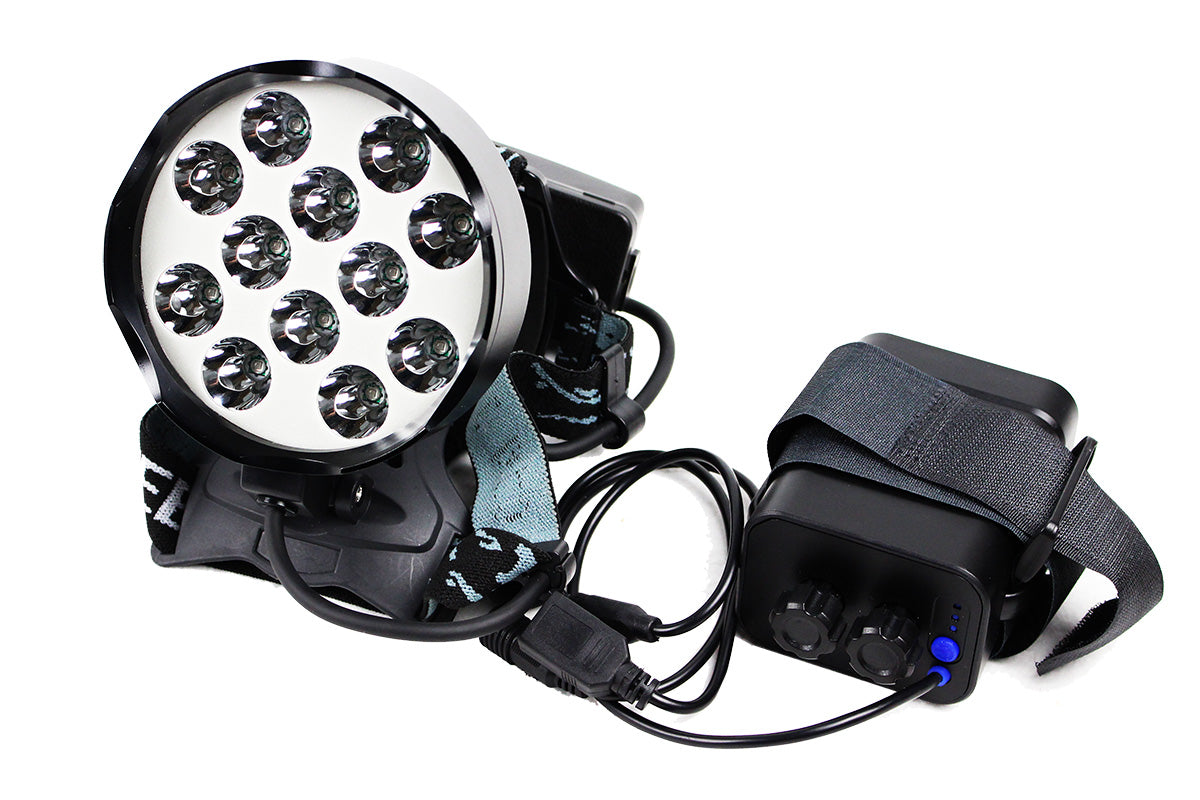 UV-hodelykt med 12x6 Watt LED