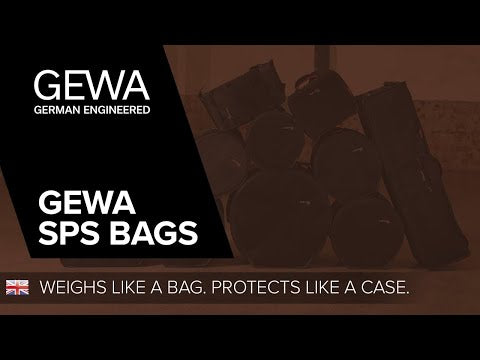 GEWA gigbag-sett for trommesett SPS - 22" x 18", 10" x 8", 12" x 9", 16" x 16", 14" x 6,5"