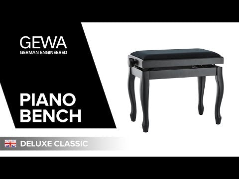 GEWA pianokrakk Deluxe Classic - Hvit matt