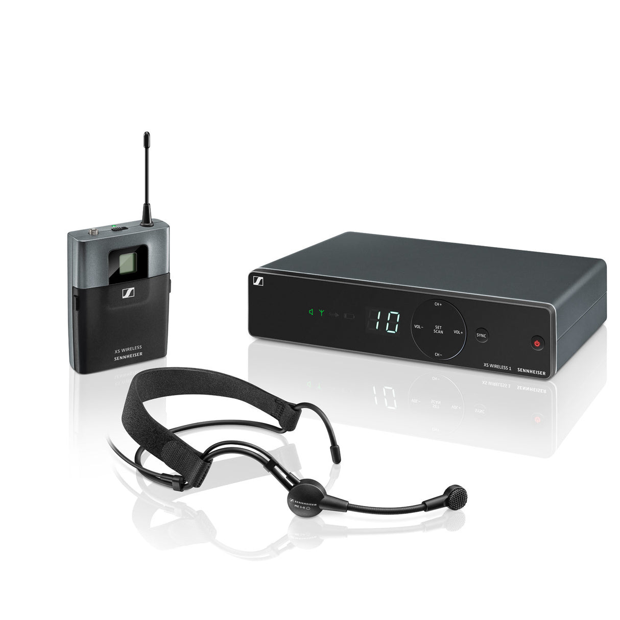 Sennheiser XSW 1-ME3 trådløst hodesett (Bånd E: 823,2-831,8 MHz)