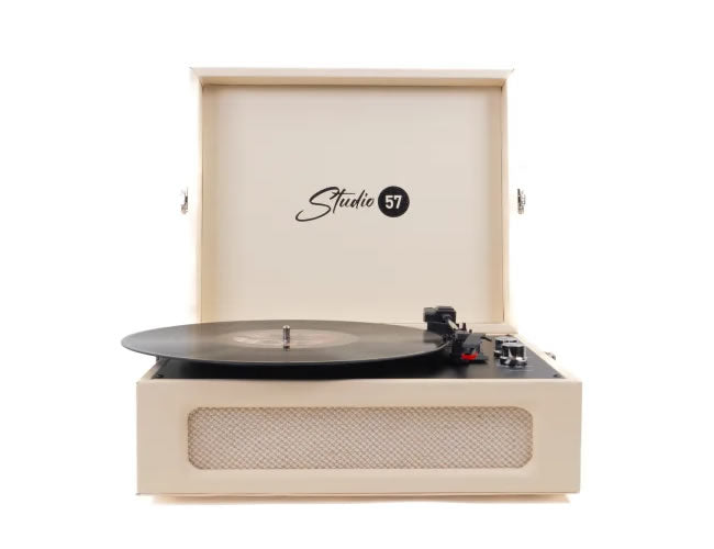 Studio 57 Groovy platespiller (Cream)