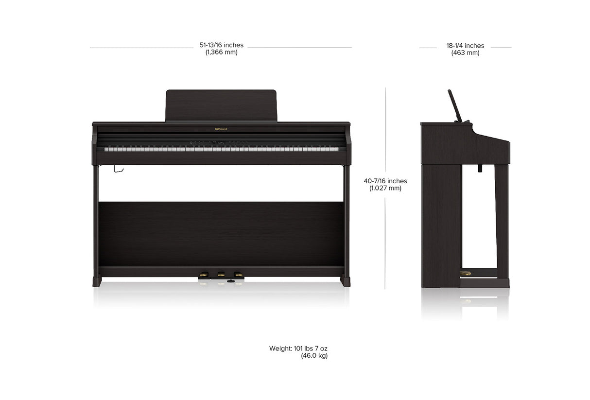 Roland RP701 digitalpiano (naturlig)