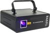 Ibiza laserlys med DMX og ILDA (RGB, 2000MW)