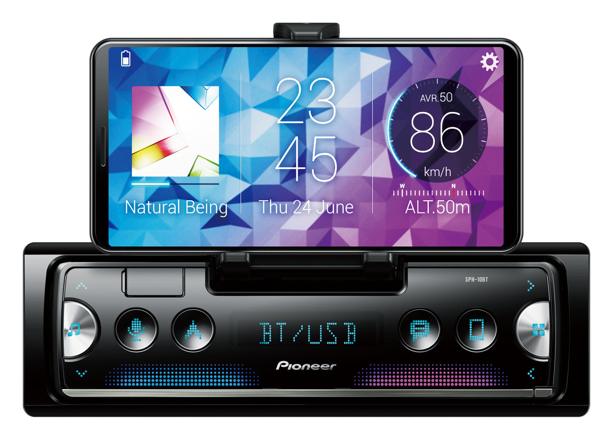 Pioneer SPH-20DAB smarttelefonmottaker med DAB og Bluetooth