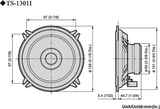 Pioneer TS-1301i bilhøyttaler (13 cm, 5,25")
