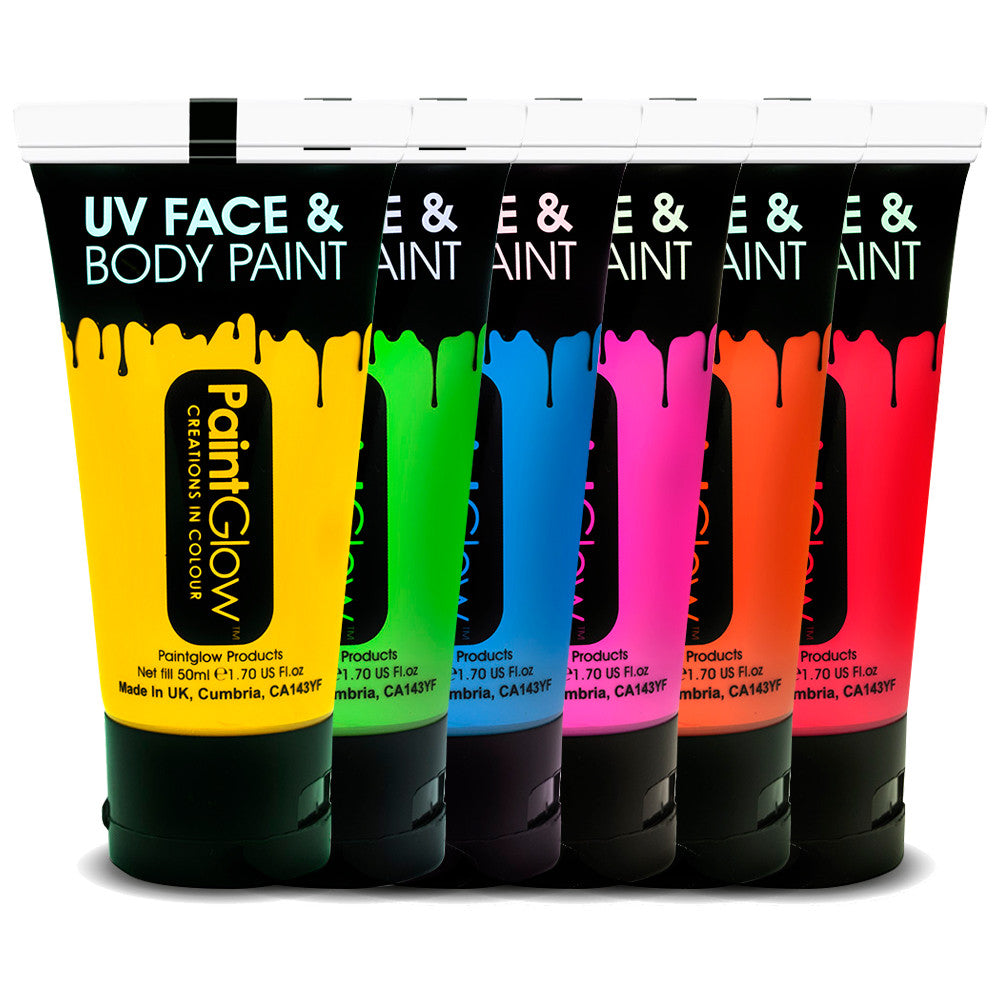 UV kropps- og ansiktsmaling (50 ml)