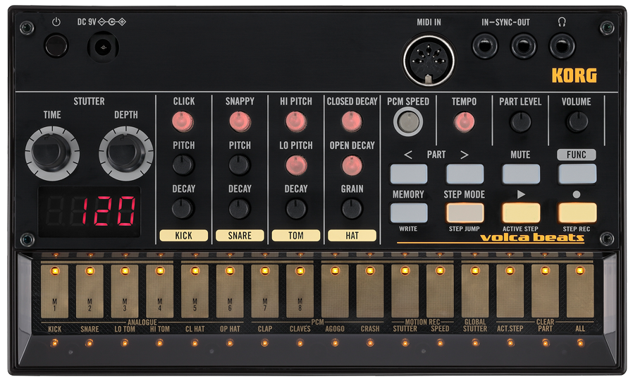 Korg Volca Beats Analog Rhythm Machine